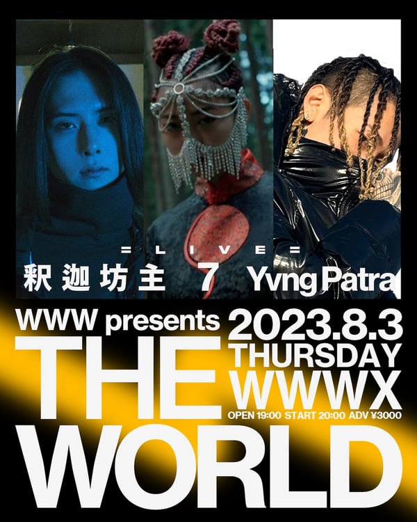 「WWW presents THE WORLD」フライヤー