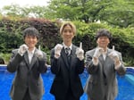 左から宮下兼史鷹（宮下草薙）、田中樹（SixTONES）、草薙航基（宮下草薙）。(c)日本テレビ