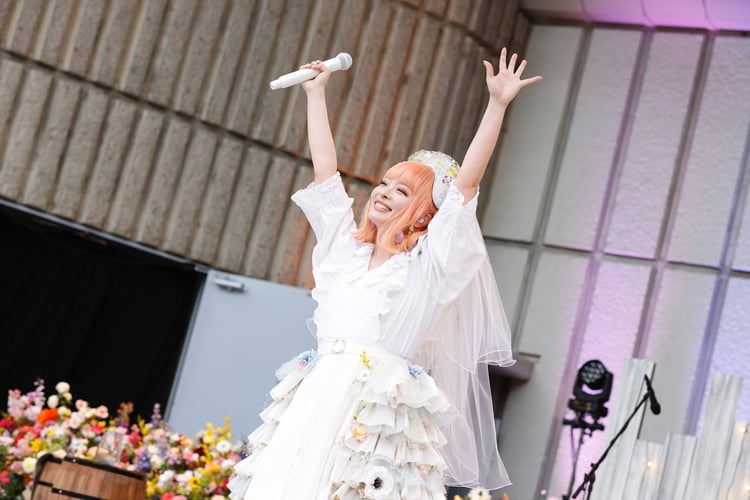 「祝・日比谷野音100周年 きゃりーぱみゅぱみゅ Special Live 2023 - Midnight Sun -」の様子。（Photo by Aki Ishii）