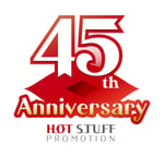 「HOT STUFF PROMOTION 45th Anniversary」ロゴ