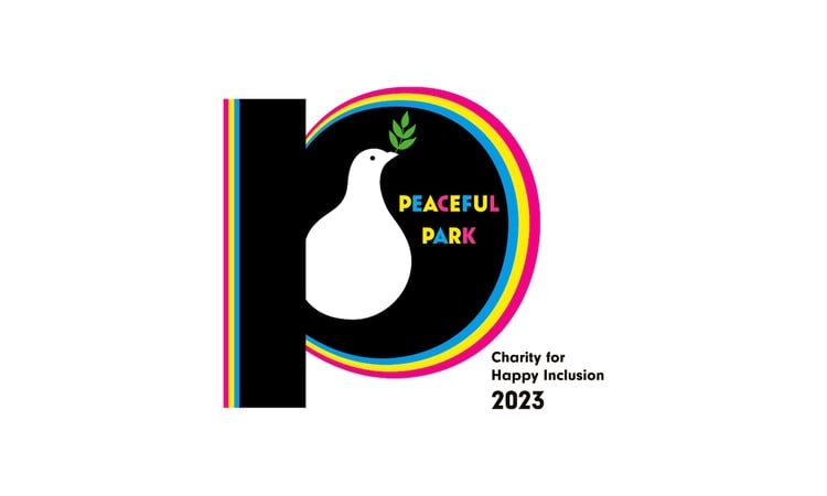 「PEACEFUL PARK 2023 -Charity for Happy Inclusion-」ロゴ