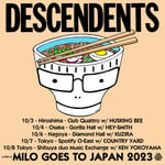 「Descendents『Milo Goes To Japan 2023』」告知ビジュアル