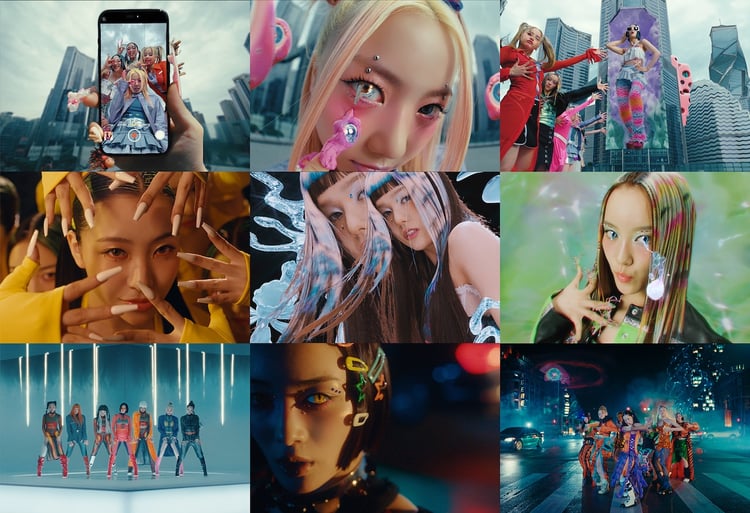 XG「TGIF」ミュージックビデオより。