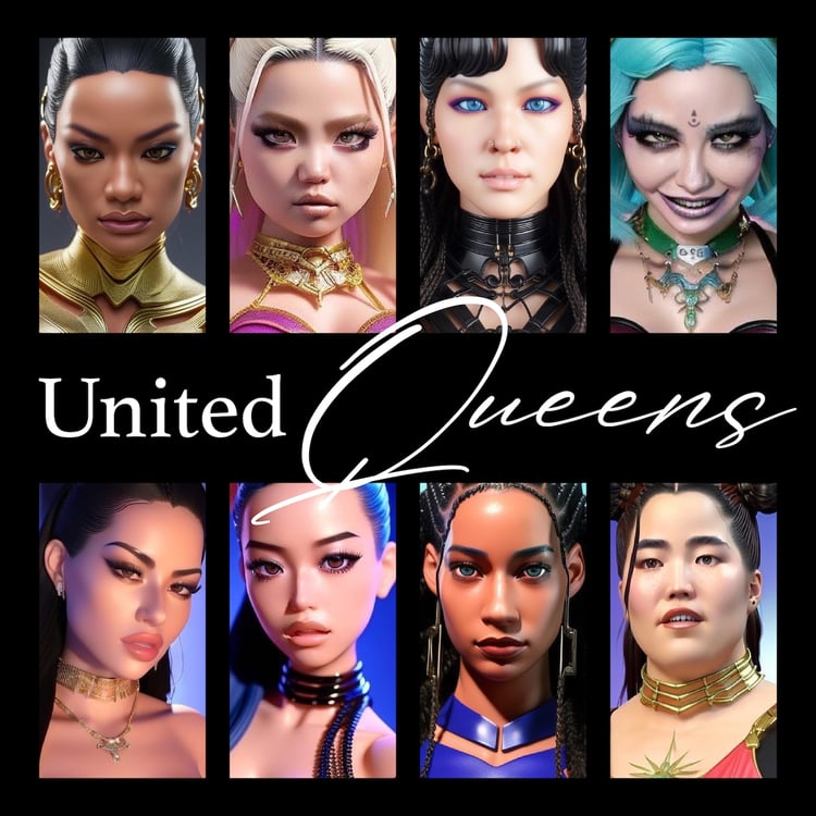 Awich「United Queens」配信ジャケット