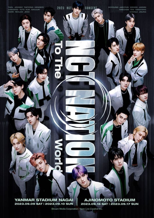 「NCT STADIUM LIVE 'NCT NATION : To The World-in JAPAN'」ビジュアル
