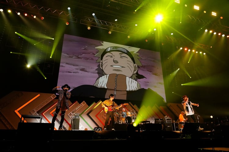 「アニメ『NARUTO-ナルト-』20周年記念 NARUTO THE LIVE」の様子。（撮影：サイトウダイシ、ツボイヒロコ）(c)NARUTO THE LIVE実行委員会