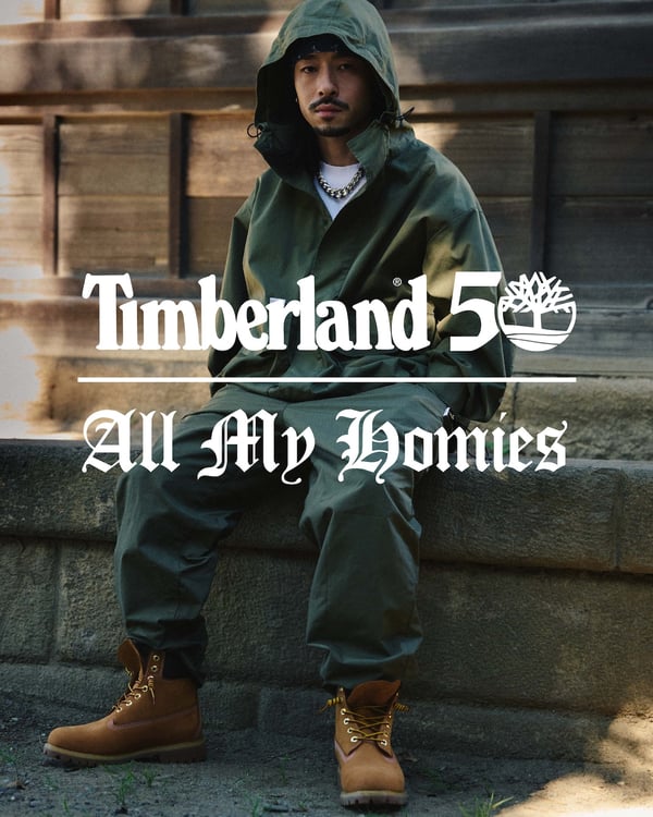 TimberlandとZORNのコラボビジュアル。