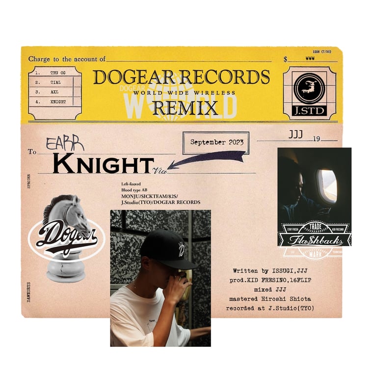 ISSUGI「Knight Remix feat. JJJ」配信ジャケット