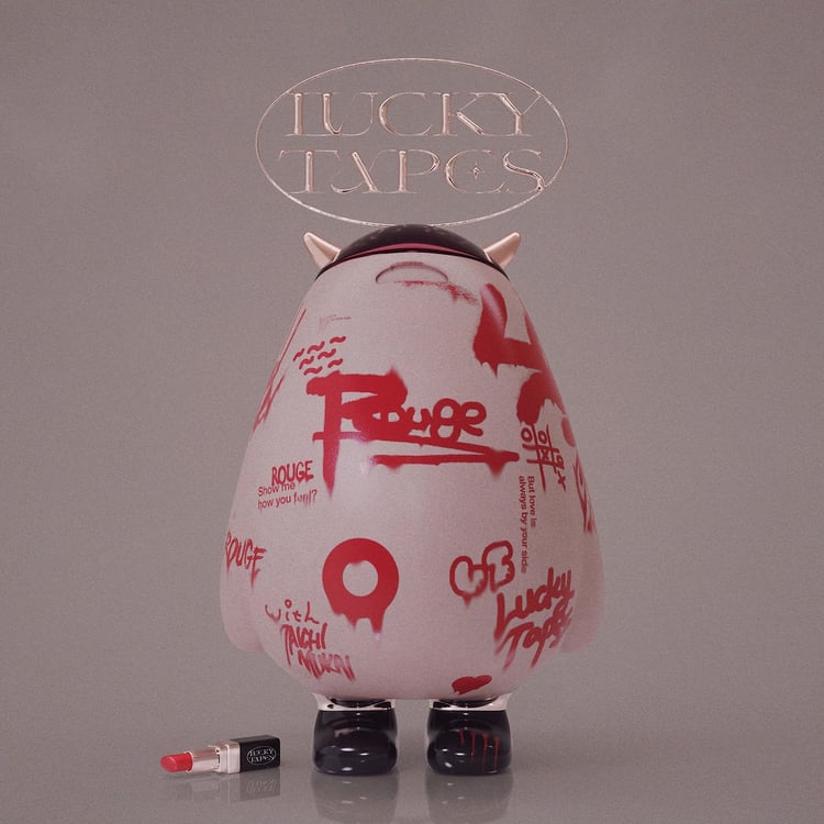 LUCKY TAPES「ルージュ feat. 向井太一」ジャケット