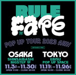 「RULE THE FATE  POP UP TOUR 2023 A&W」告知用画像