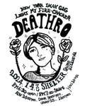 「DEATHRO NEW YEAR 1MAN GIG 2024 "LIGHT MY FIRE CRACKER"」フライヤー