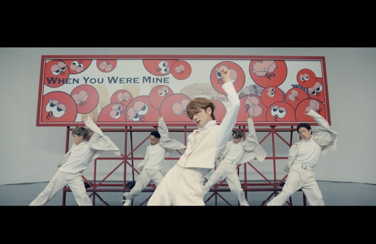 Nissy「When You Were Mine DANCESTAGE ver.」MVのサムネイル。