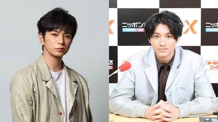 左から松本潤（嵐）、山田裕貴。