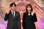 安住紳一郎アナウンサーと川口春奈。