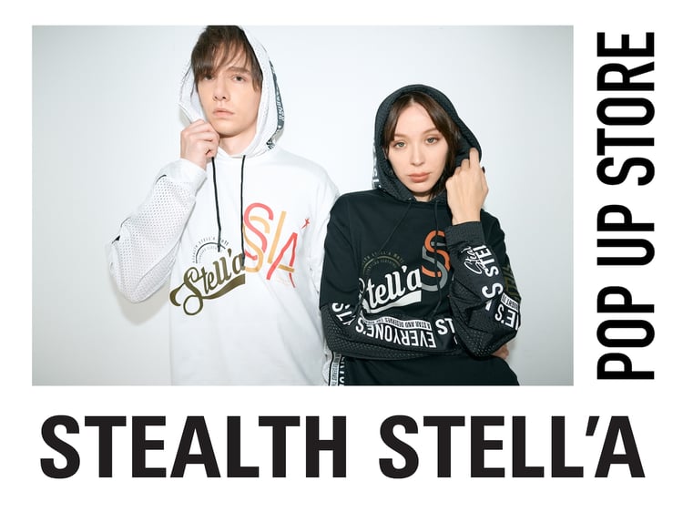 「STEALTH STELL'A」ポップアップストア告知画像