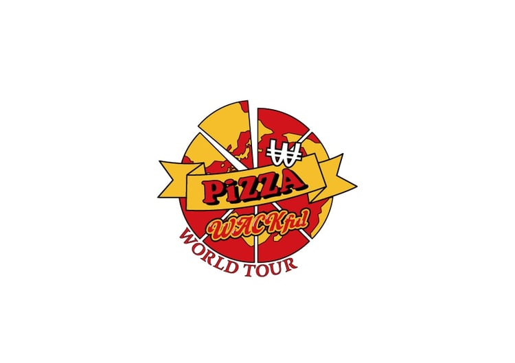 「PiZZA WACKful WORLD TOUR」ロゴ