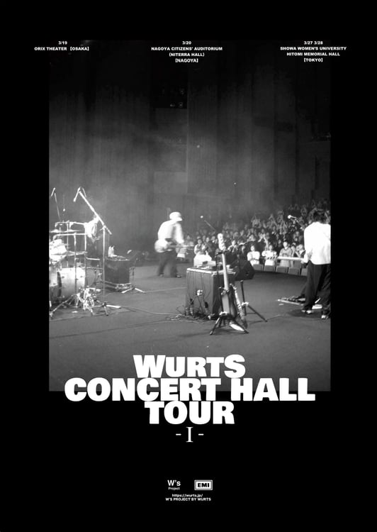 「WurtS CONCERT HALL TOUR Ⅰ」告知ビジュアル