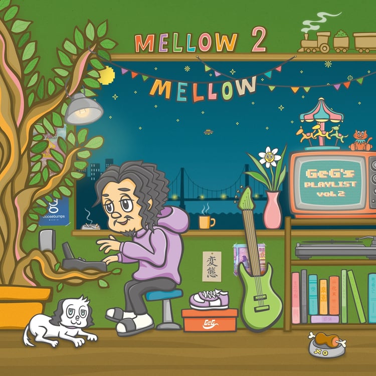 GeG「Mellow Mellow ～GeG's Playlist vol.2～」配信ジャケット