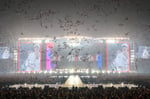 「D.U.N.K. Showcase in KYOCERA DOME OSAKA」の様子。(c)D.U.N.K. Showcase 製作委員会