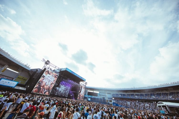 「SUMMER SONIC」会場の様子。