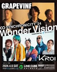 「SYNCHRONICITY'24 Wonder Vision supported by ライブナタリー」4月6日公演の告知ビジュアル。