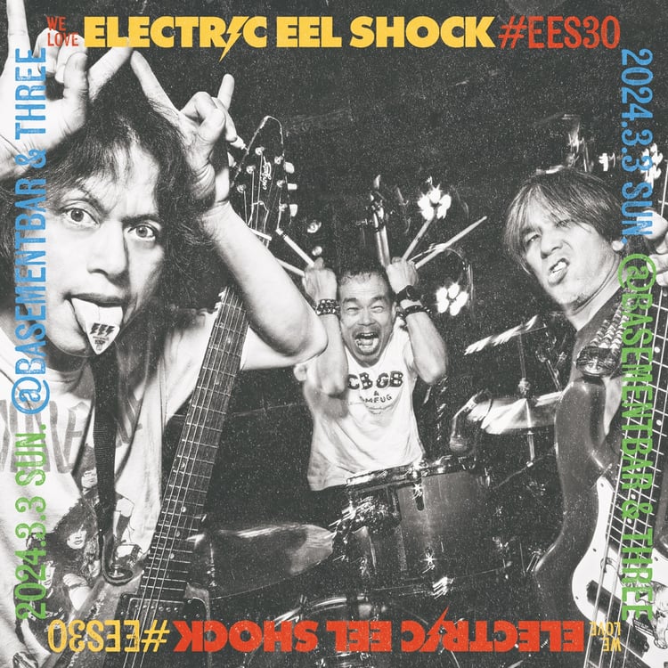 「ELECTRIC EEL SHOCK 30TH ANNIVERSARY ROCK FESTIVAL」フライヤー