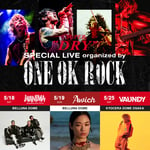 「SUPER DRY SPECIAL LIVE Organized by ONE OK ROCK」ビジュアル