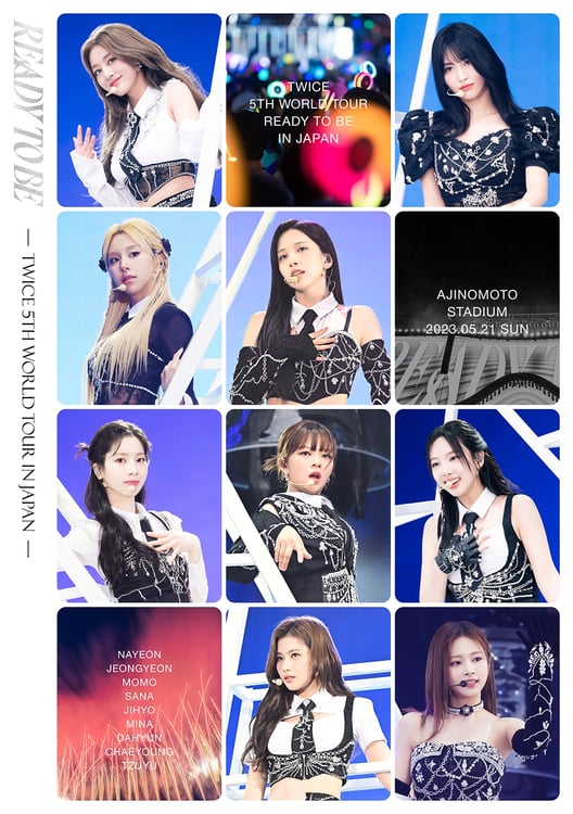 TWICE「TWICE 5TH WORLD TOUR 'READY TO BE' in JAPAN」通常盤ジャケット