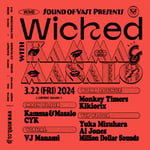「Sound Of Vast presents Wicked with Kamma & Masalo」告知ビジュアル