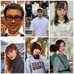 「『おもカワ』大喜利春期講習」出演者。左上よりバッファロー吾郎A、せきしろ、いろは、竹中夏海、reina（lyrical school）minan（lyrical school）