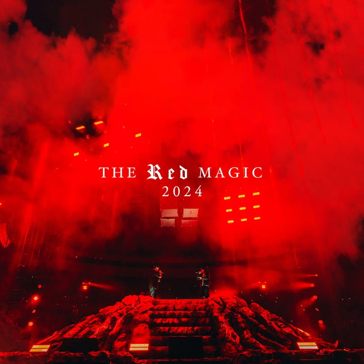 AK-69 & ¥ellow Bucks「THE RED MAGIC 2024 （Live at NIPPONGAISHI HALL, 2024）」配信ジャケット