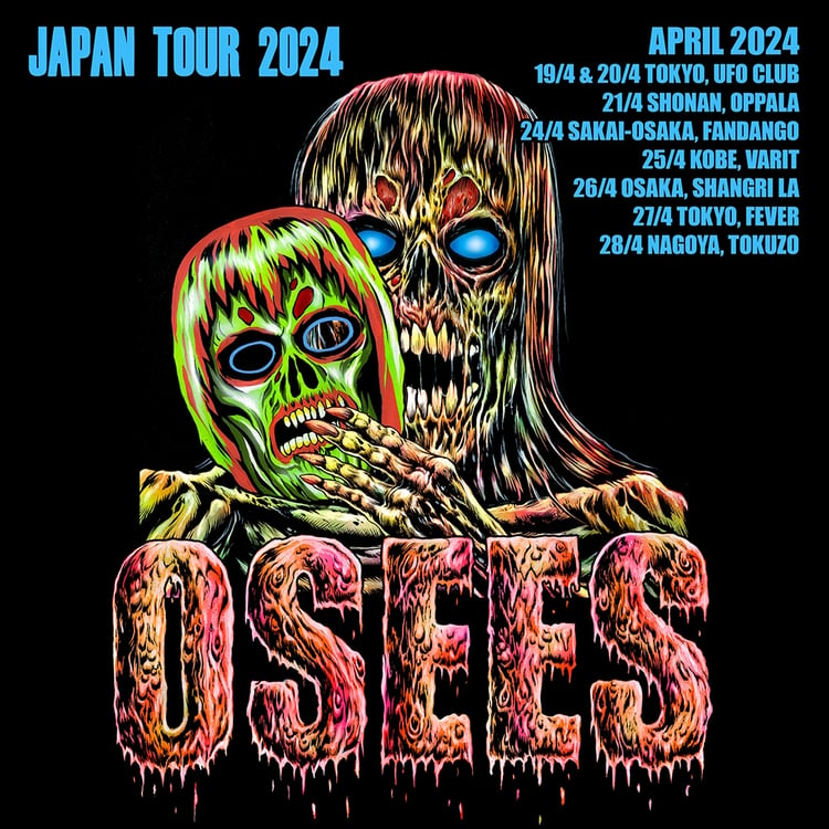 「OSEES JAPAN TOUR 2024」告知ビジュアル