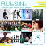 「FUJI & SUN'24」出演アーティスト第4弾告知ビジュアル