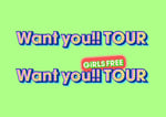 KiSS KiSS「Want you!! TOUR / Want you!! GiRLS FREE TOUR」ロゴ