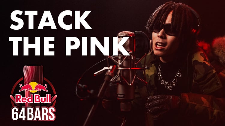 「STACK THE PINK prod. by J1rock｜Red Bull 64 Bars」のサムネイル。