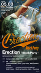 「Erection-Block Party-」フライヤー