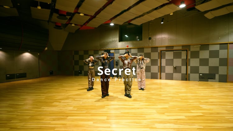 AMEFURASSHI「Secret」ダンスプラクティス映像より。