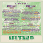 「YATSUI FESTIVAL! 2024」出演者告知画像