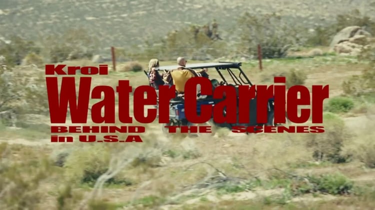 Kroi「Water Carrier」ミュージックビデオのメイキング。