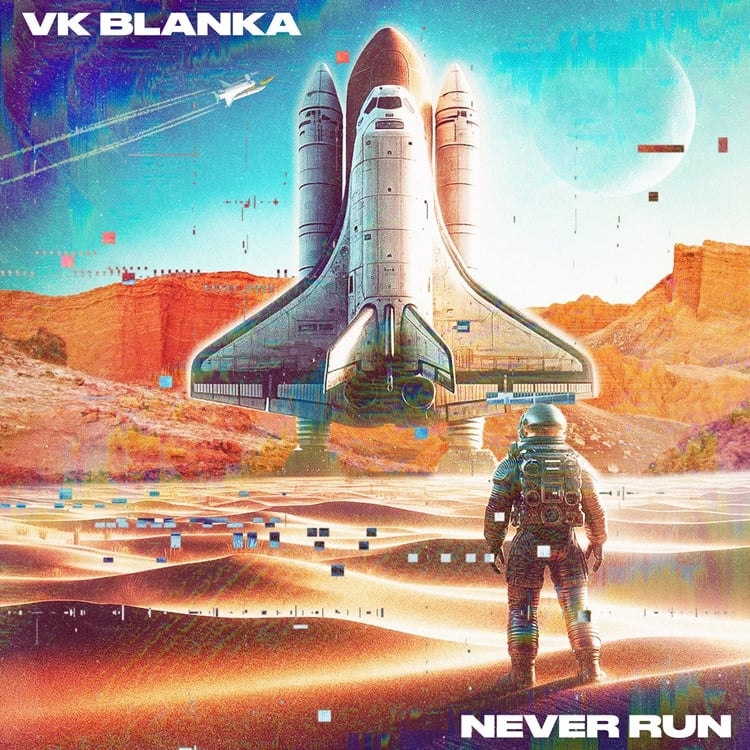 ビッケブランカ「Never Run」配信ジャケット