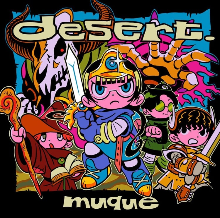 muque「desert.」ジャケット