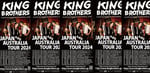 「KING BROTHERS JAPAN & AUSTRALIA TOUR 2024」フライヤー