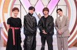 「with MUSIC」MCの有働由美子、King & Prince、アーティストナビゲーターの松下洸平。