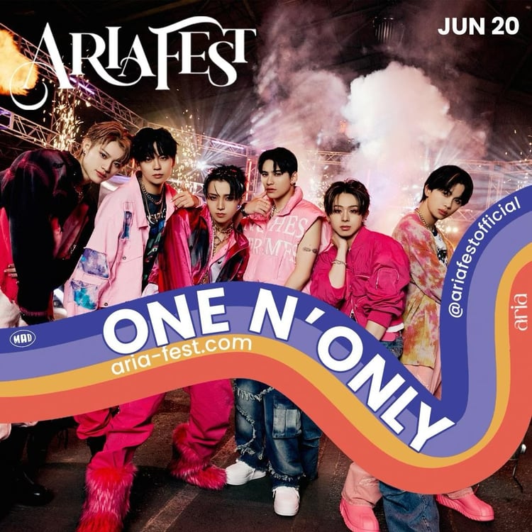 「Aria Fest 2024」に出演するONE N' ONLY。