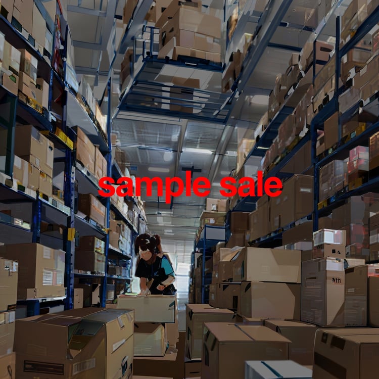 田中喉笛交響楽団「sample sale」配信ジャケット