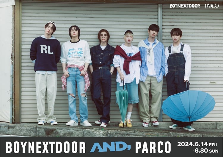 BOYNEXTDOOR×渋谷PARCOタイアップキャンペーンビジュアル