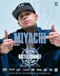 「BATTLE SUMMIT II」MIYACHI出場告知ビジュアル