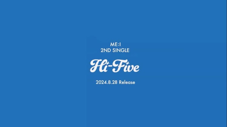 ME:I「Hi-Five」告知ビジュアル (c)LAPONE GIRLS