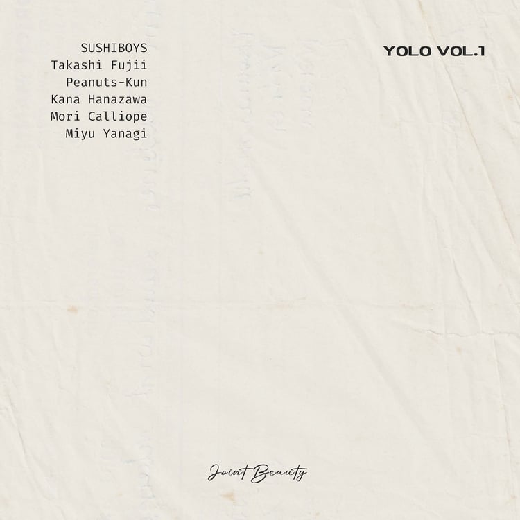 Joint Beauty「YOLO Vol.1」配信ジャケット