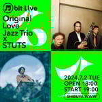 「M bit Live #1 Original Love Jazz Trio×STUTS」告知画像